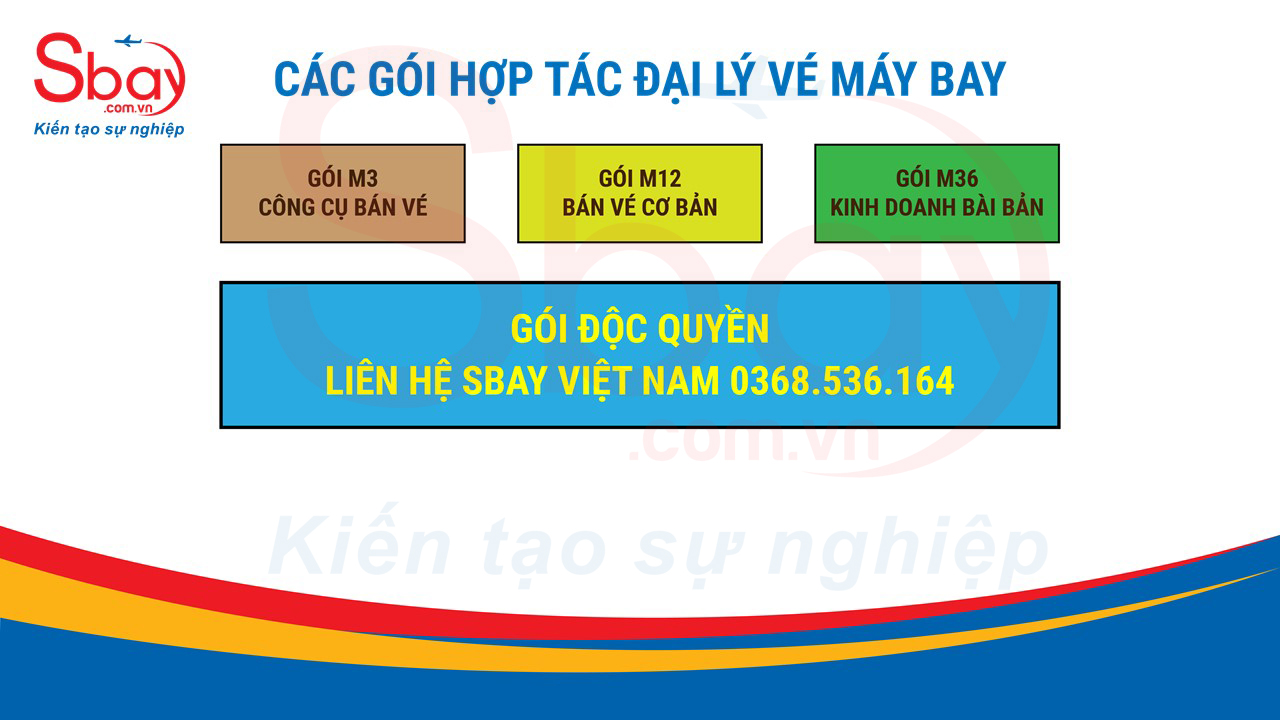 Chương trình hợp tác đại lý vé máy bay Sbay Việt Nam