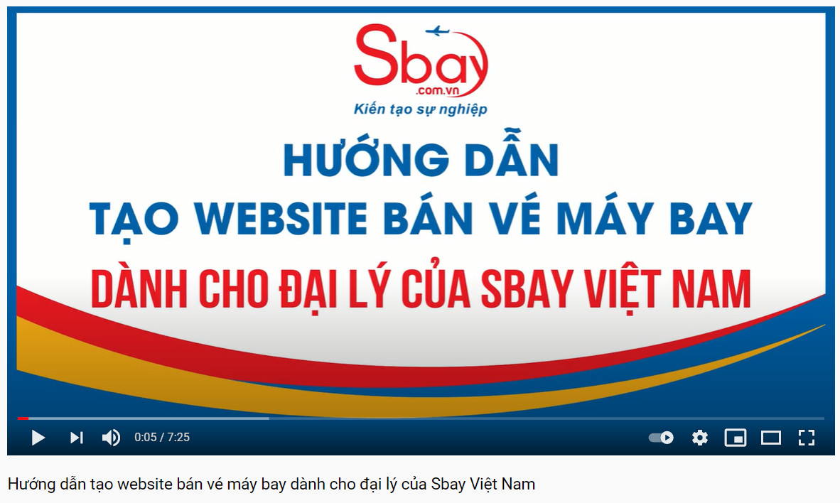 Hướng dẫn tự cài đặt website riêng của đại lý Sbay